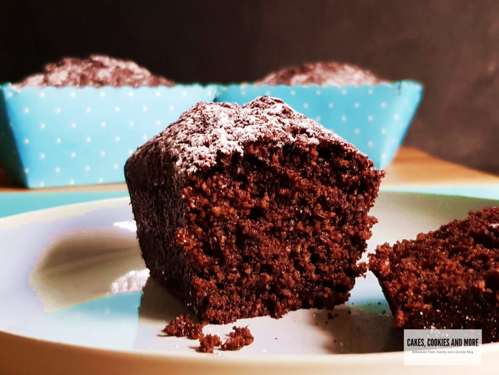 Randen-Schokoladenkuchen mit Haferflocken