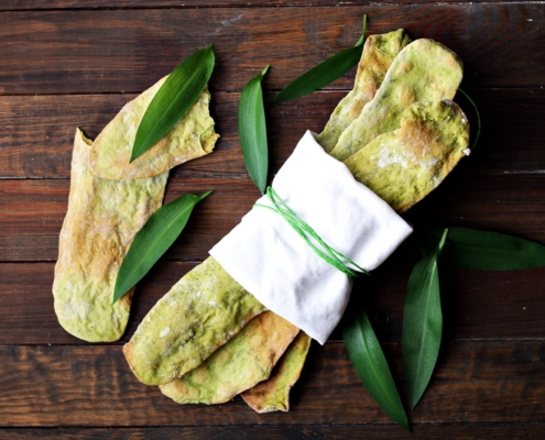 Bärlauch-Schwiegermutterzungen