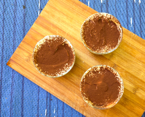 Tiramisu im Glas ohne Eier - von Oben